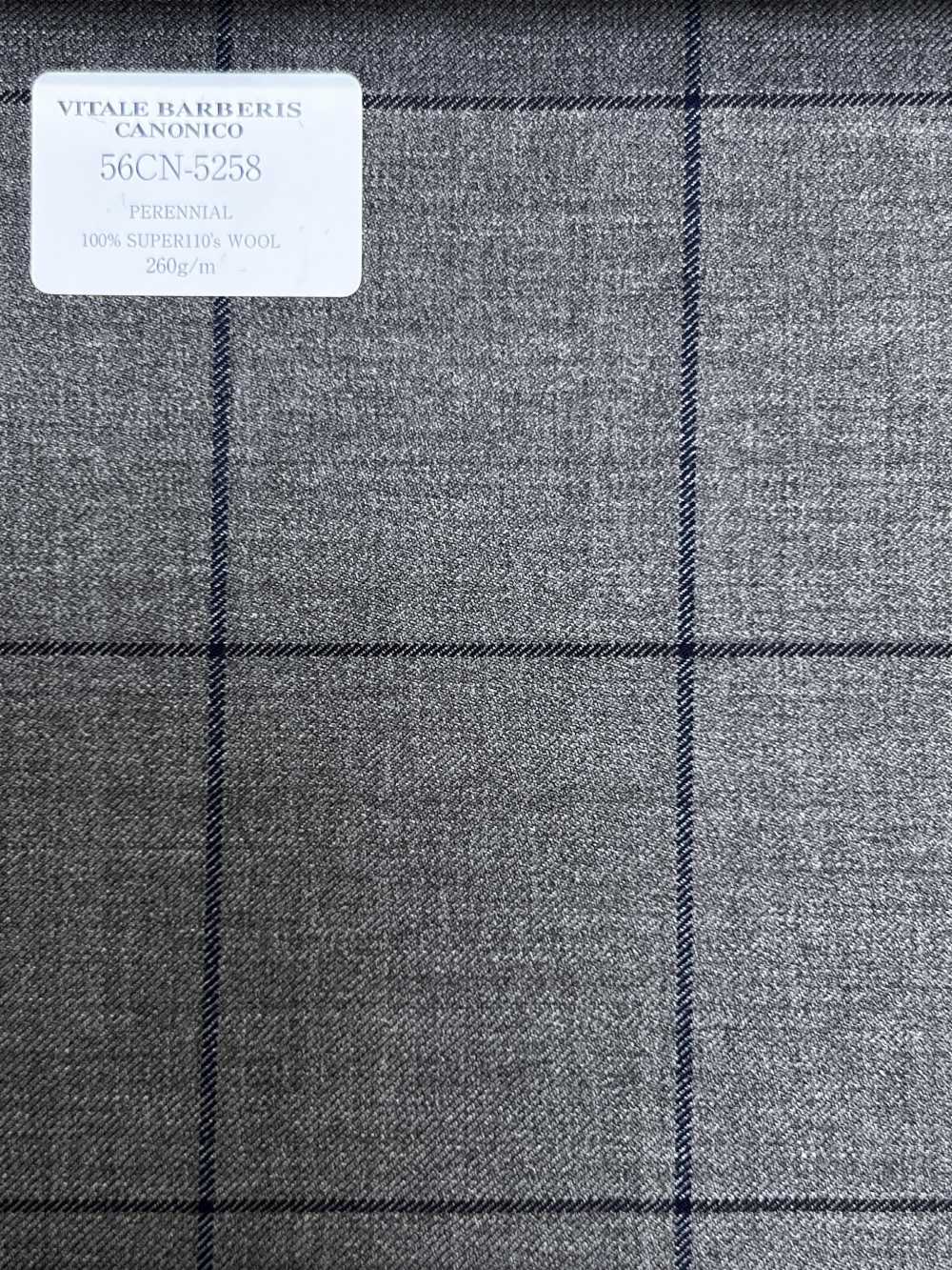 56CN5258 CANONICO(카노니코) PERENNIAL-CLASSICS 브라운/네이비 블루 윈드페인[원단] CANONICO