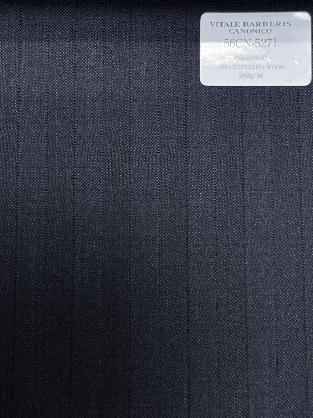56CN5271 CANONICO(카노니코) PERENNIAL-CLASSICS 진한 남색 스트라이프[원단] CANONICO