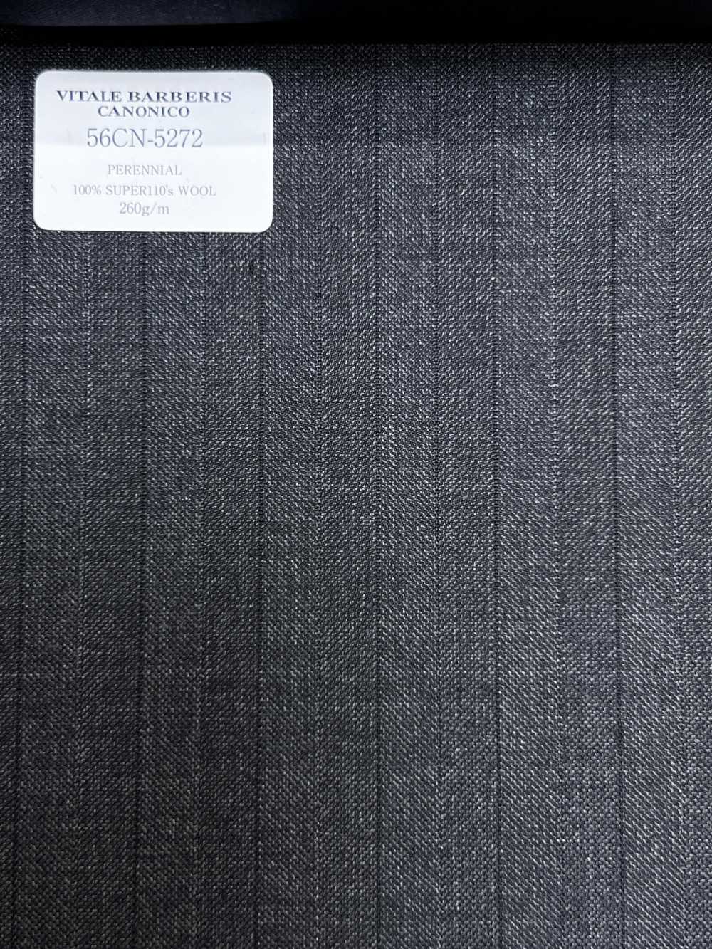 56CN5272 CANONICO(가노니코) PERENNIAL-CLASSICS 그레이 스트라이프[원단] CANONICO