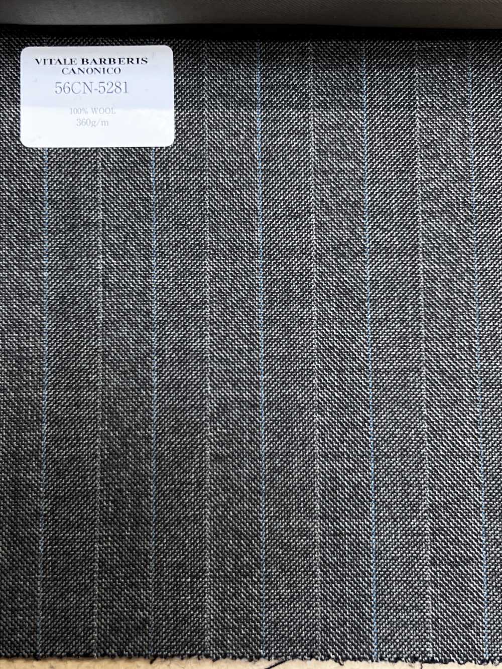 56CN5281 CANONICO(카노니코) 트래디셔널 워스티드 21 브라운/삭스 스트라이프[원단] CANONICO
