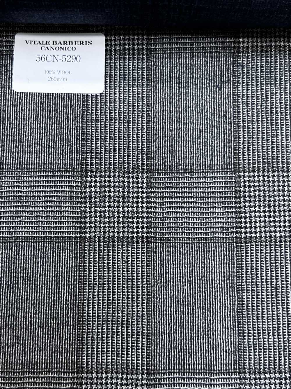 56CN5290 CANONICO 밀드 트로피컬 브라운 글렌 체크[원단] CANONICO