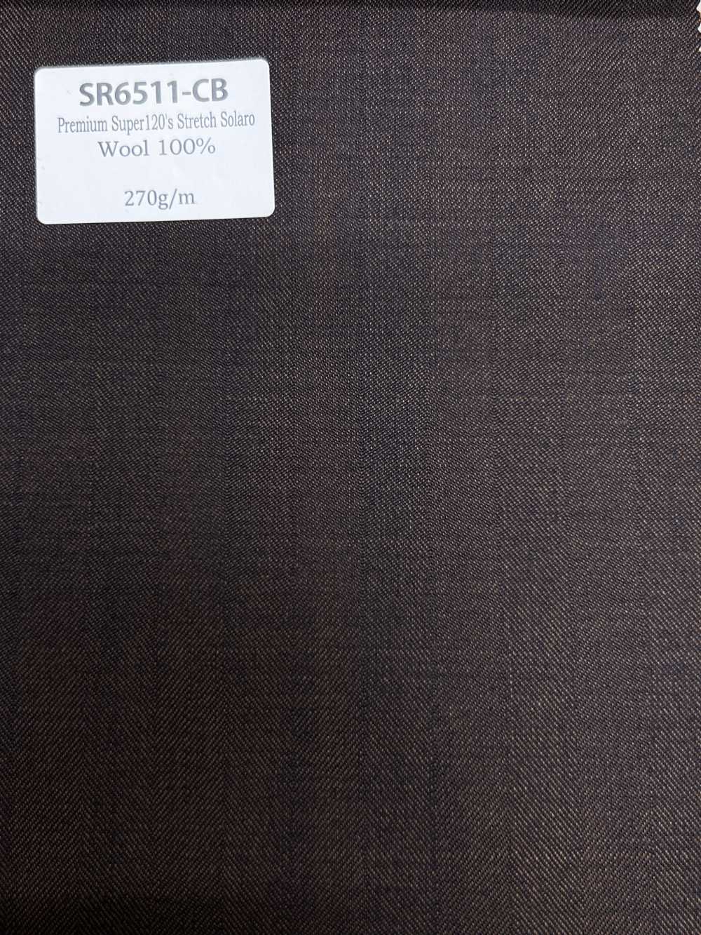 SR6511-CB 스테디 설러 국산 Premium Super120' 단사 Stretch Solaro 차콜 코듀로이 브라운 무지 오묘한 광택색[원단] 호소이 쇼지 주식회사