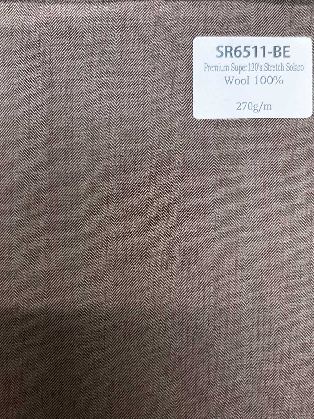 SR6511-BE 스테디 설러 일본산 Premium Super120' 단사 Stretch Solaro 베이지 무지 오색[원단] 호소이 쇼지 주식회사