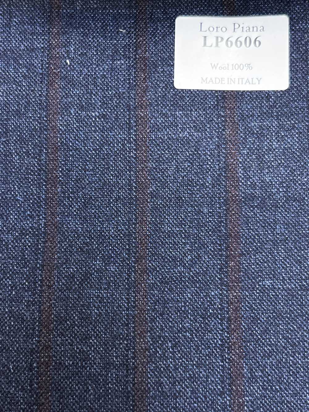 LP6606 Loro Piana 네이비블루×레드 스트라이프[원단] 호소이 쇼지 주식회사
