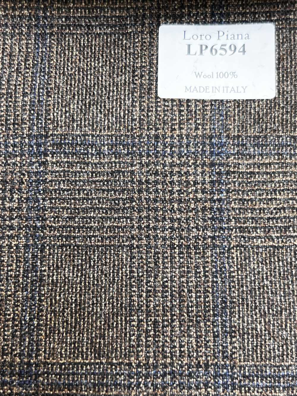 LP6594 Loro Piana 브라운 체크[원단] 호소이 쇼지 주식회사