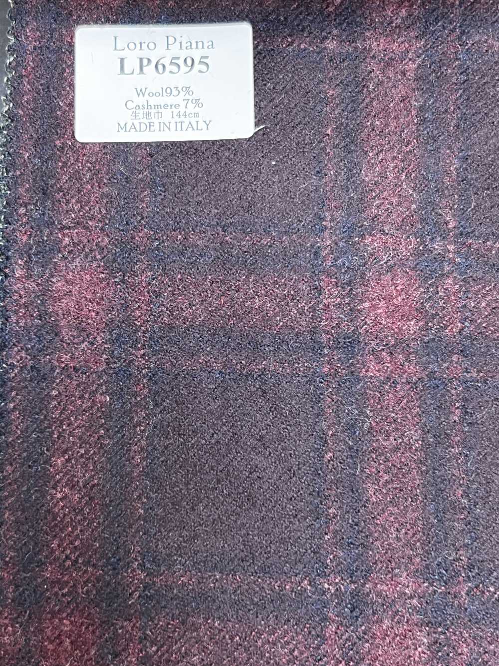 LP6595 Loro Piana 레드 체크[원단] 호소이 쇼지 주식회사
