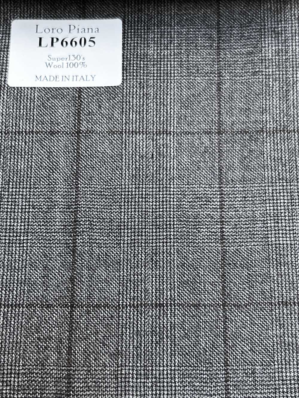 LP6605 Loro Piana Super130's 브라운 체크[원단] 호소이 쇼지 주식회사