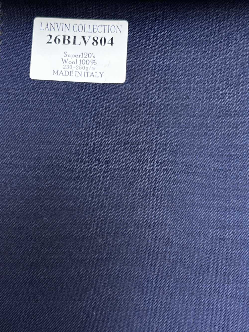 26BLV804 LANVIN COLLECTION Super120's 네이비 무지[원단] 호소이 쇼지 주식회사