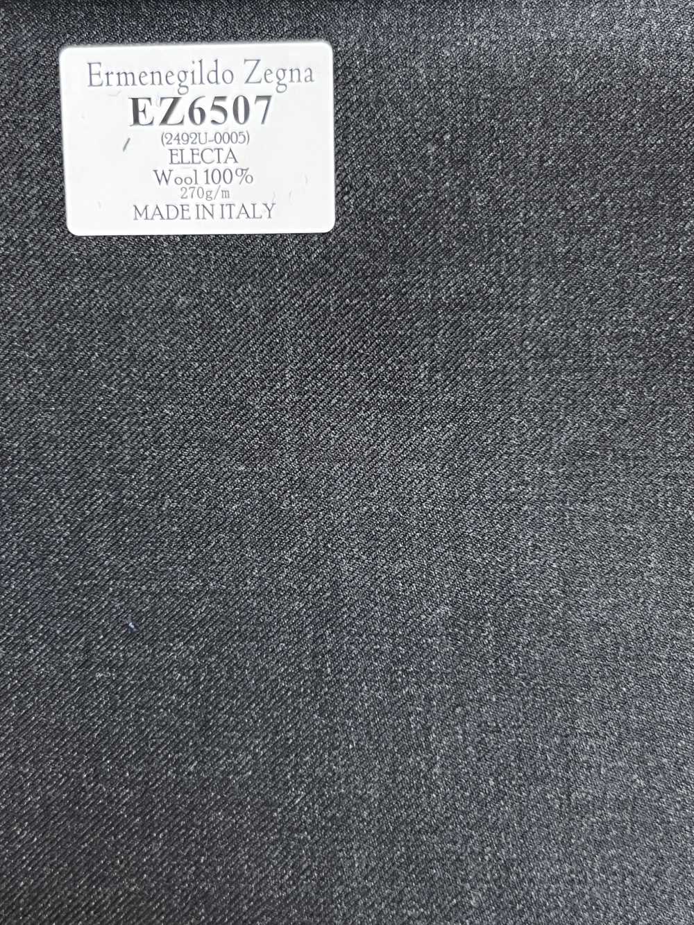 EZ6507 Ermenegildo Zegna ELECTA 다크 그레이 무지[원단] 호소이 쇼지 주식회사