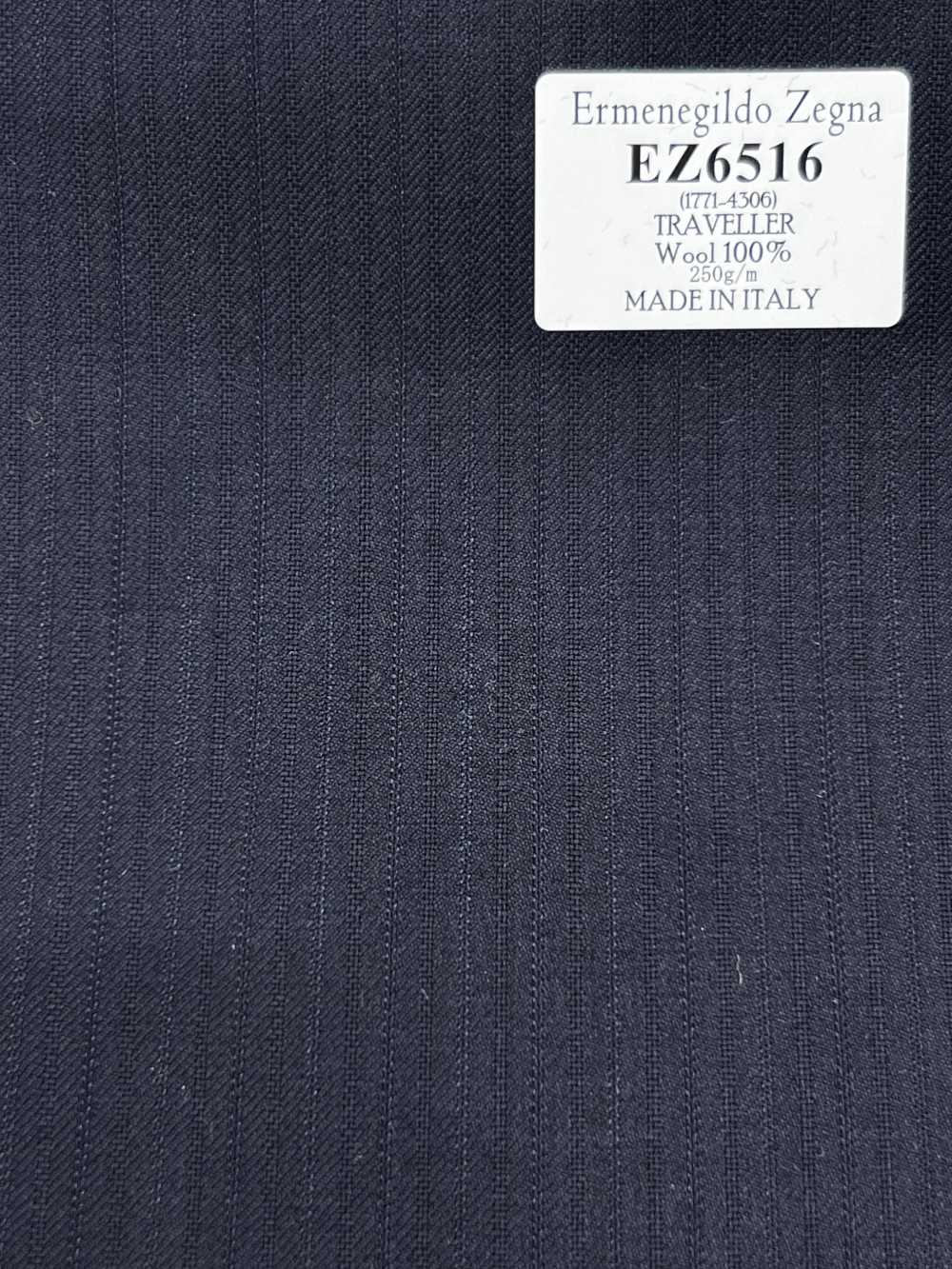 EZ6516 Ermenegildo Zegna TRAVELLER 네이비 블루 스트라이프[원단] 호소이 쇼지 주식회사