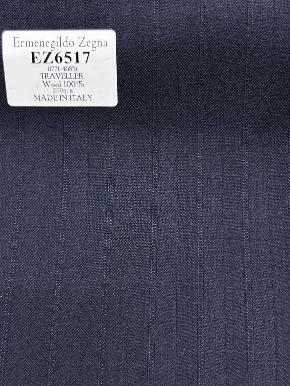 EZ6517 Ermenegildo Zegna TRAVELLER 네이비 블루 스트라이프[원단] 호소이 쇼지 주식회사