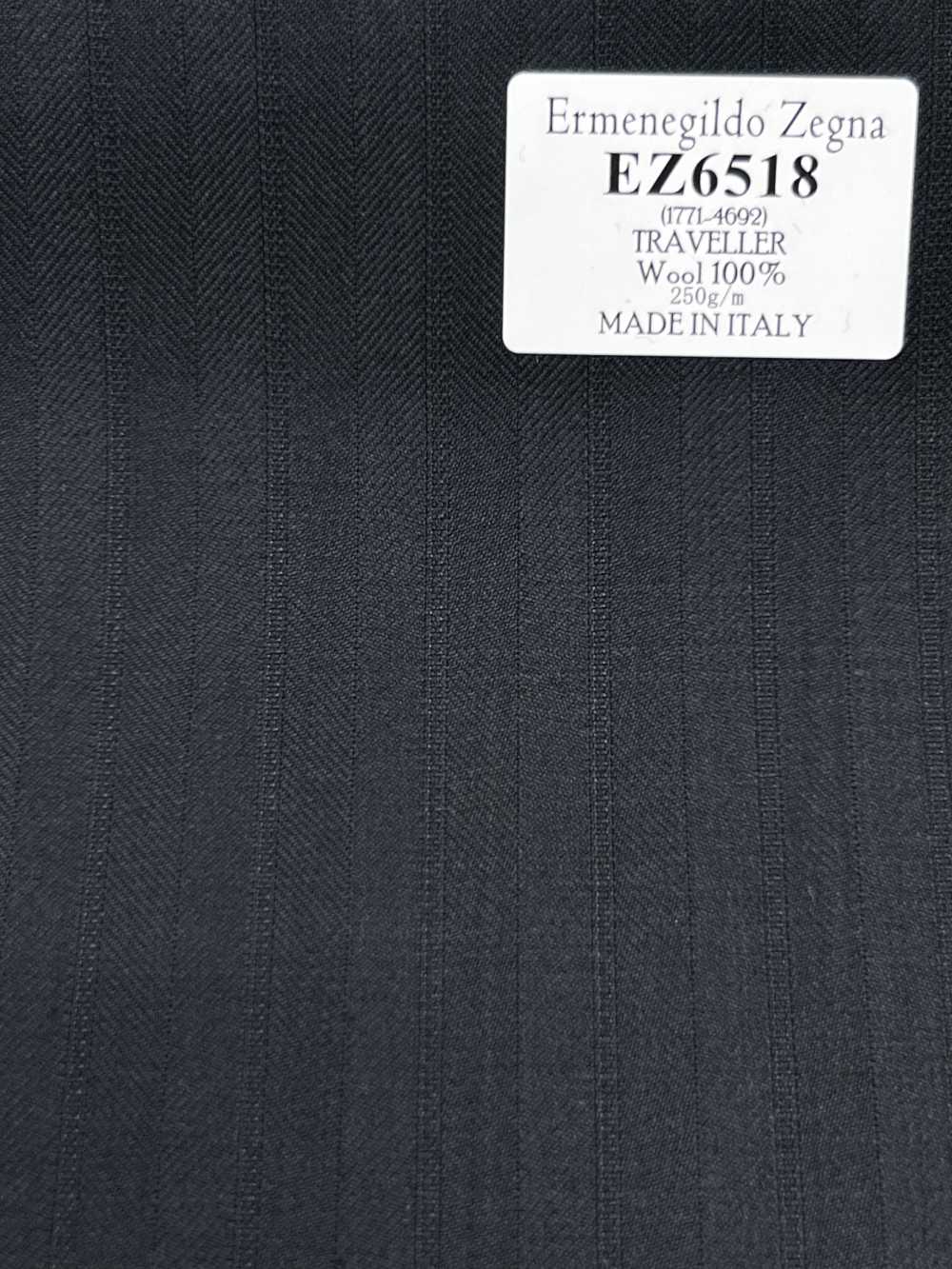 EZ6518 Ermenegildo Zegna TRAVELLER 다크 그린 스트라이프[원단] 호소이 쇼지 주식회사