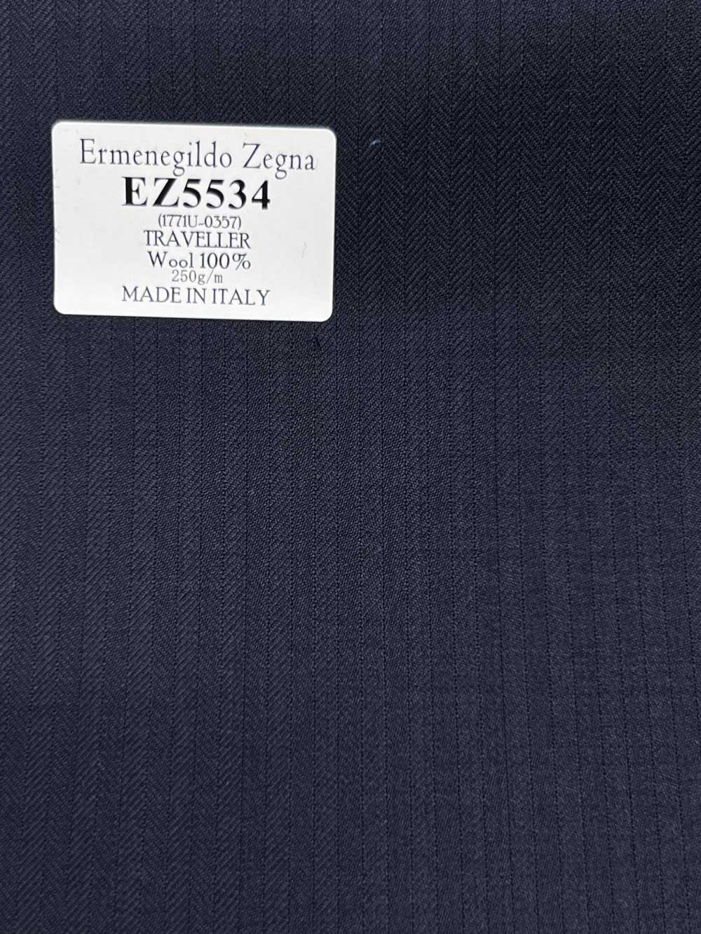 EZ5534 Ermenegildo Zegna TRAVELLER 네이비 블루 스트라이프[원단] 호소이 쇼지 주식회사