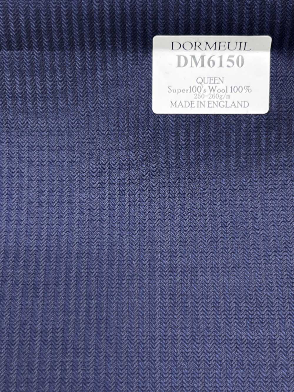 DM6150 DORMEUIL QUEEN Super100's 네이비 블루 스트라이프[원단] 호소이 쇼지 주식회사