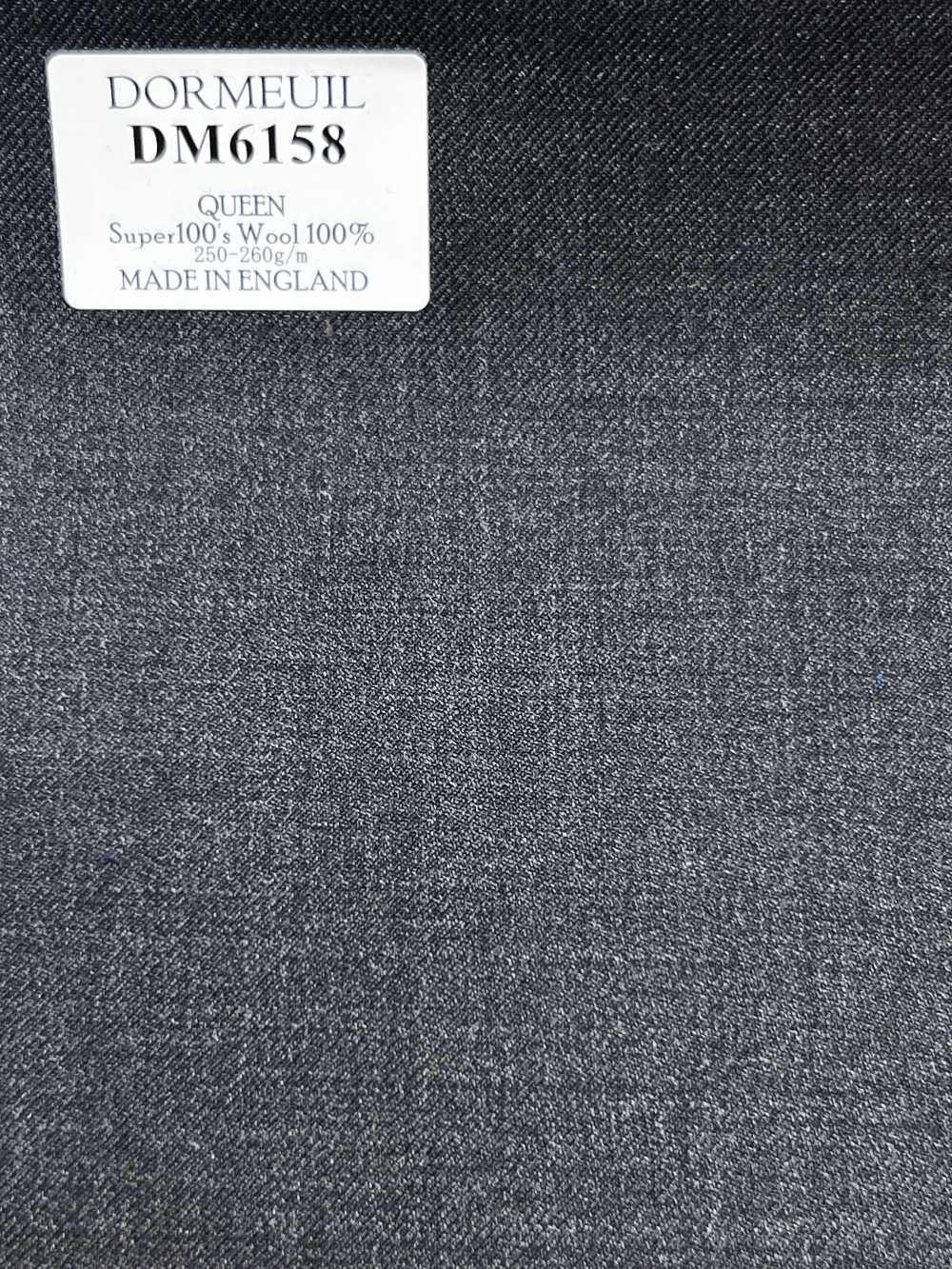 DM6158 DORMEUIL QUEEN Super100's 그레이 무지[원단] 호소이 쇼지 주식회사