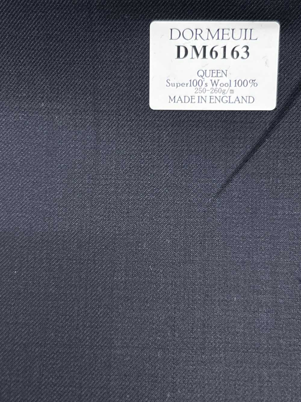 DM6163 DORMEUIL QUEEN Super100's 짙은 남색 무지[원단] 호소이 쇼지 주식회사