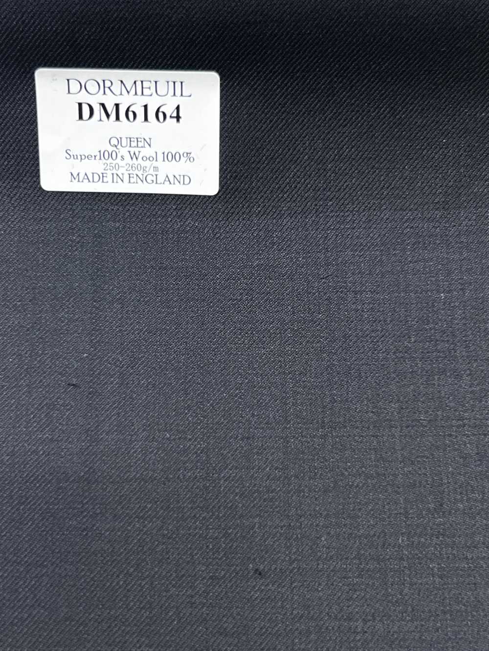 DM6164 DORMEUIL QUEEN Super100's 검정 무지[원단] 호소이 쇼지 주식회사