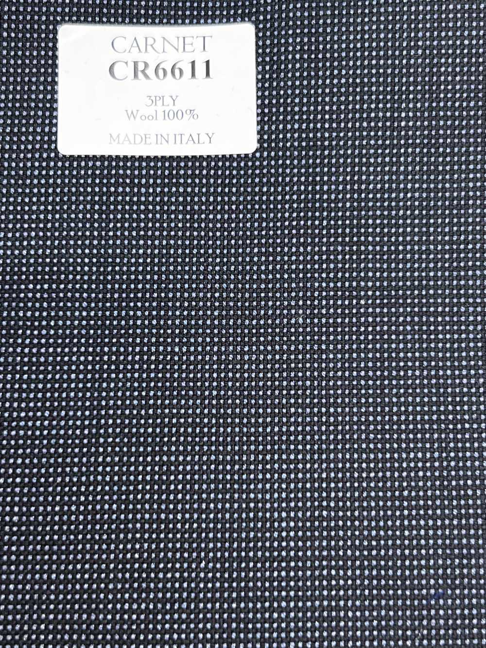 CR6611 CARNET 3PLY 네이비 블루 체크[원단] 호소이 쇼지 주식회사