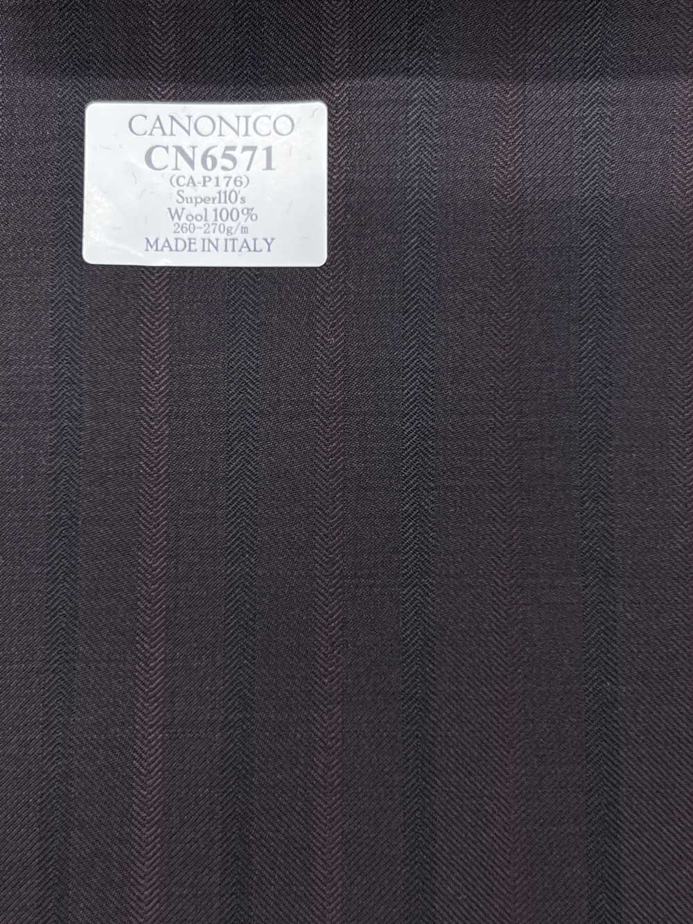 CN6571 CANONICO Super110's 보르도 스트라이프[원단] 호소이 쇼지 주식회사