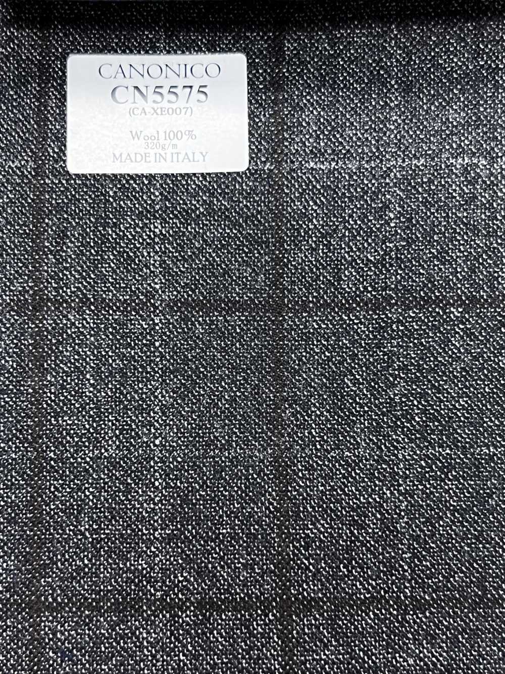 CN5575 CANONICO Super110's 그레이×브라운 체크[원단] 호소이 쇼지 주식회사