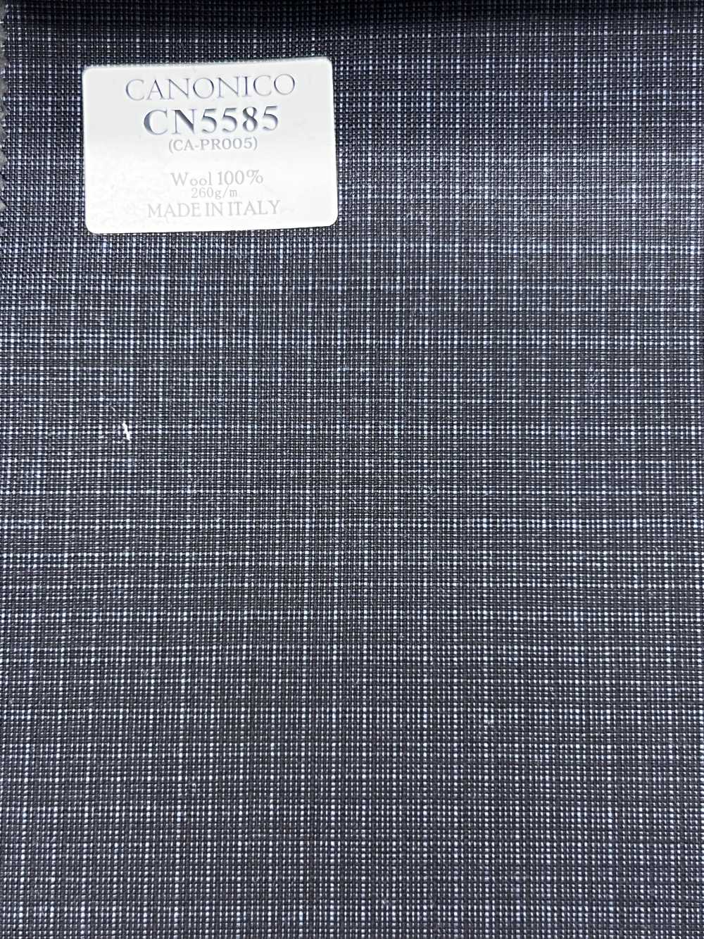 CN5585 CANONICO Super110's 네이비 블루 체크[원단] 호소이 쇼지 주식회사
