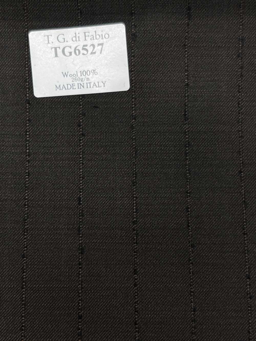 TG6527 T.G di FABIO 브라운 스트라이프[원단] 호소이 쇼지 주식회사