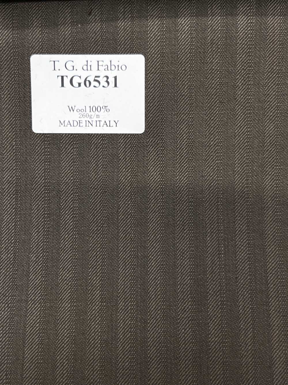 TG6531 T.G di FABIO 카키 스트라이프[원단] 호소이 쇼지 주식회사