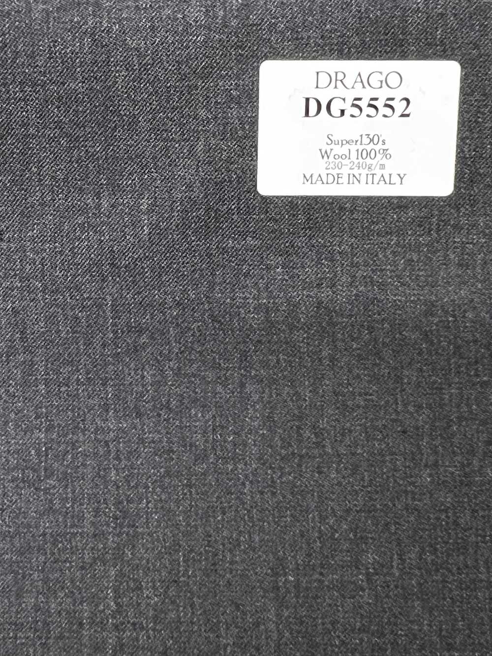DG5552 DRAGO Super130's 회색 무지[원단] 호소이 쇼지 주식회사