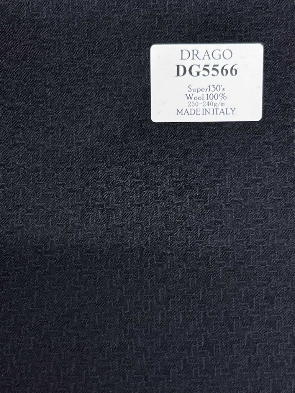 DG5566 DRAGO Super130's 짙은 남색 하운드투스 체크[원단] 호소이 쇼지 주식회사
