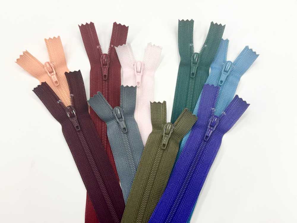 25FK 【아울렛】 YKK 코일 지퍼 FLATKNIT YKK