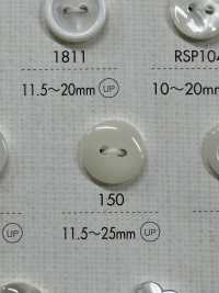 150 다이야 버튼 2홀 폴리에스터 버튼[단추] DAIYA BUTTON 서브 사진