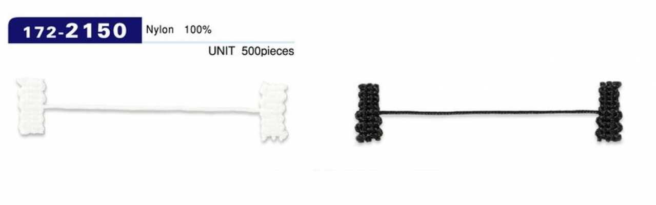 172-2150 루프 패스너 안감 고정용 브레이드 코드 타입 전체 길이 62mm (입수 500)