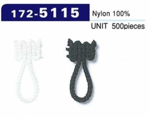 172-5115 루프 패스너 끈꼬임 타입 전체 길이 23mm(입수 500)