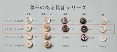 1730 앞면 구멍 4개 테두리 있음 쉘버튼 3mm 두께