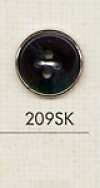 209SK 심플 셔츠용 4구멍 플라스틱 단추