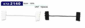 472-2140 루프 패스너 안감 고정용 브레이드 코드 타입 전체 길이 52mm (입수 10)