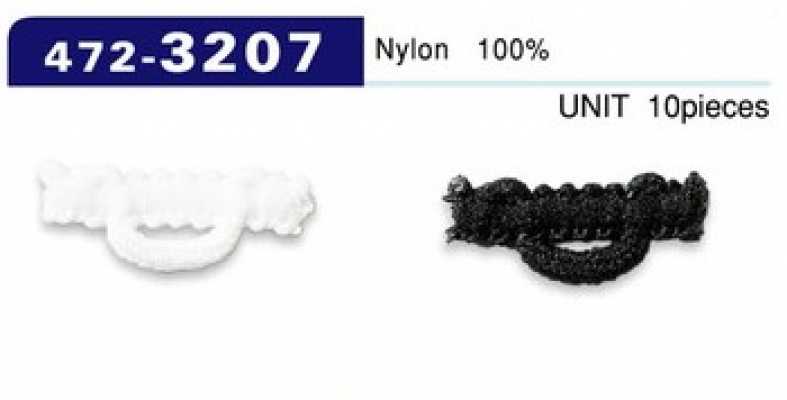 472-3207 루프 패스너 울리 나일론 타입 가로형 22mm (입수 10)
