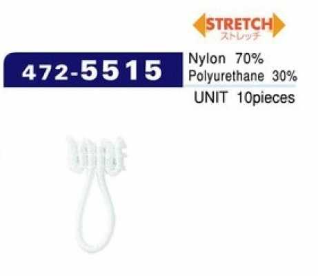 472-5515 루프 패스너 스판덱스 타입 중 (입수 10)