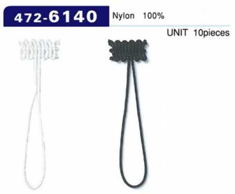 472-6140 루프 패스너 꼬임끈 타입 전체 길이 52mm(입수 10)