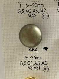 AB4 ABS 수지 도금 버튼[단추] DAIYA BUTTON 서브 사진