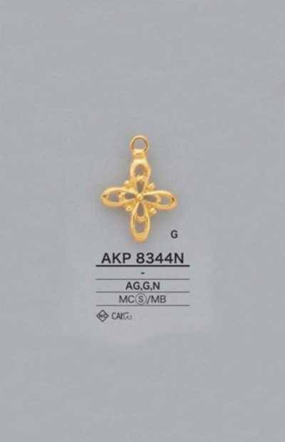 AKP8344N 플라워 모티프 지퍼 포인트(지퍼 슬라이더)