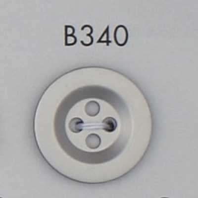 B340 ABS 수지제 도금 단추