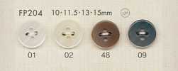 FP204 DAIYA BUTTONS 조개풍 폴리에스테르 단추