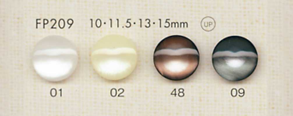 FP209 DAIYA BUTTONS 조개풍 폴리에스테르 단추