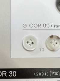 GCOR007 【물소조】4개 구멍 단추 (스몰 사이즈) NITTO Button 서브 사진