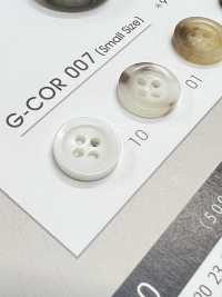 GCOR007 【물소조】4개 구멍 단추 (스몰 사이즈) NITTO Button 서브 사진