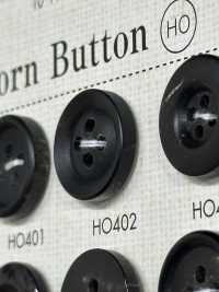 HO402 천연 진짜 버팔로 뿔 4홀 버튼[단추] DAIYA BUTTON 서브 사진