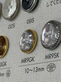 MR9GK 화려한 두 개의 구멍이 있는 플라스틱 단추 DAIYA BUTTON 서브 사진