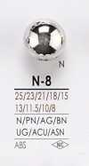 N8 금속 단추