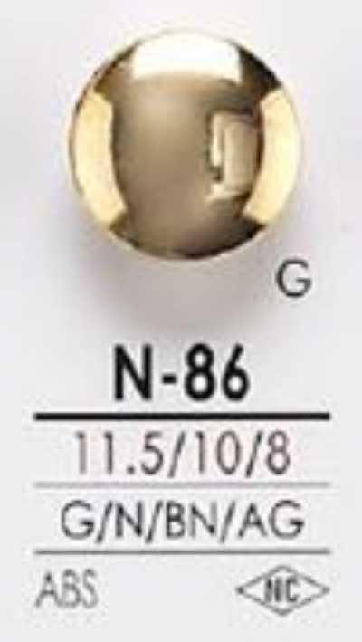 N86 ABS 수지 메탈 버튼 (메탈 단추)